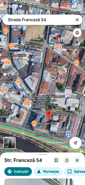 Centru vechi Str. Franceza Cedare afacere